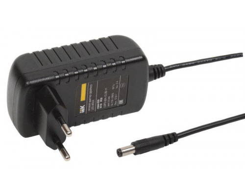 Драйвер LED ИПСН ECO 3528 24Вт 12В адаптер-JacK 5.5мм IP20 IEK LSP2-024-12-20-11
