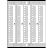 Табличка маркировочная отпечат. CNU/8/51/V2 (уп.500шт) DKC ZN80V2H
