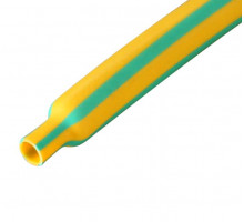 Трубка термоусадочная ТУТнг-LS-6/3 желт./зел. (уп.100м) КВТ 60104