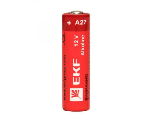 Элемент питания алкалиновый A27 для сигнализаций (блист.5шт) EKF A27-BL5