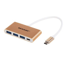 Разветвитель USB 3.1 Type-C на 4 порта (Type-C/3.0/2.0X2) Rexant 18-4141