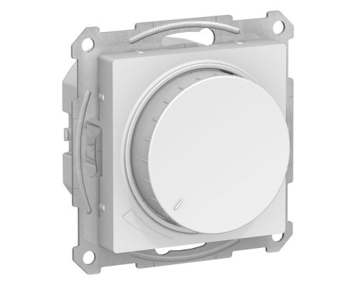 Механизм светорегулятора (диммера) AtlasDesign поворотно-нажимной 630Вт бел. SchE ATN000136