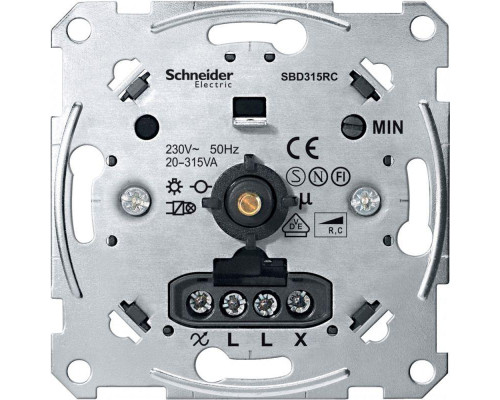 Механизм светорегулятора СП поворотный Merten емк. нагр. 315Вт SchE MTN5136-0000