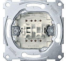 Механизм выключателя СП Merten кноп. двухклавишного СХ.5 SchE MTN3155-0000