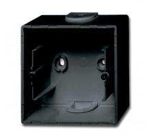Коробка для открытого монтажа 1 пост Basic 55 chateau-black ABB 2CKA001799A0965