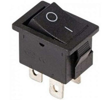 Выключатель клавишный 250В 6А (4с) ON-OFF черн. Mini (RWB-208; SC-768) Rexant 36-2146