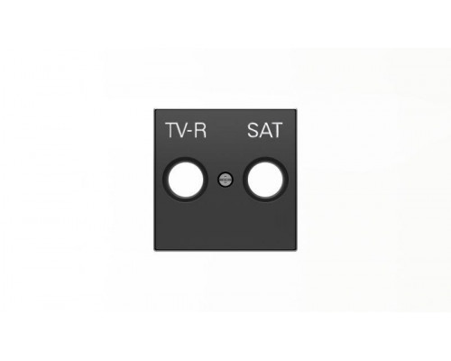 Накладка для TV-R-SAT розетки SKY черн. бархат ABB 2CLA855010A1501