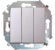 Механизм выключателя 3-кл. СП Simon 15 16А IP20 винт. зажим бел. Simon 1591391-030