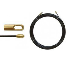 Протяжка кабельная 5м из перлона d3 стальные наконечник поисковая пружина HAUPA 150220