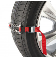 Комплект цепи (браслеты) противоскольжения для легковых авто (колеса 165-205мм) (уп.2шт) Rexant 07-7021