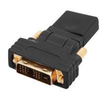 Переходник штекер DVI-D - гнездо HDMI поворотный Rexant 17-6812