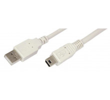 Шнур mini USB (male) - USB-A (male) 0.2м Rexant 18-1131