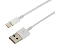 Кабель USB для iPhone 5/6/7 моделей original copy 1:1 бел. Rexant 18-0001
