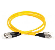 Патч-корд оптический коммутационный соединительный для одномодового кабеля (SM); 9/125 (OS2); FC/UPC-FC/UPC; двойного исполнения (Duplex); LSZH (дл.3м) ITK FPC09-FCU-F