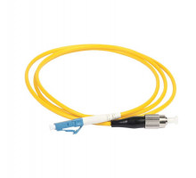 Патч-корд оптический коммутационный переходной для одномодового кабеля (SM); 9/125 (OS2); FC/UPC-LC/UPC; одинарного исполнения (Simplex); LSZH (дл.1м) ITK FPC09-FCU-LCU-