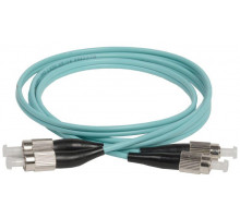 Патч-корд оптический коммутационный соединительный для многомодового кабеля (MM); 50/125 (OM3); FC/UPC-FC/UPC (Duplex) (дл.1м) ITK FPC5003-FCU-FCU-C2L-1M