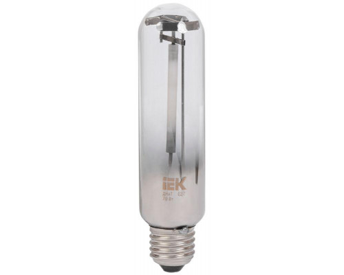 Лампа газоразрядная натриевая ДНаТ 70Вт трубчатая 2000К E27 SON-T IEK HPSL-70-E27-T