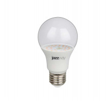 Лампа светодиодная для растений PPG A60 Agro 9Вт грушевидная CLEAR E27 IP20 JazzWay 5008946
