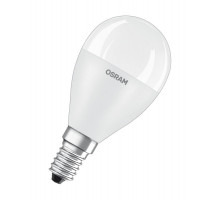 Лампа светодиодная LED STAR CLASSIC P 75 8W/830 8Вт шар 3000К тепл. бел. E14 806лм 220-240В матов. пласт. OSRAM 4058075210806