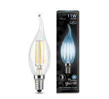 Лампа светодиодная Black Filament Свеча на ветру E14 11Вт 4100К Gauss 104801211