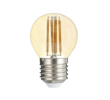 Лампа PLED OMNI G45 6Вт E27 4000К Gold 230/50 JazzWay 5021303