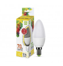 Лампа светодиодная LED-свеча-standard 7.5Вт свеча 3000К тепл. бел. E14 675лм 160-260В ASD 4690612003924