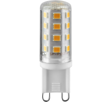 Лампа светодиодная 80 251 NLL-P-G9-5-230-3K-NF прозрачная 3000К тепл. бел. 400лм без пульсаций NAVIGATOR 80251