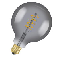 Лампа светодиодная филаментная Vintage 1906 LED CL GLOBE125 SMOKE 15 non-dim 818 5Вт тепл. бел. E27 дым. OSRAM 4058075269989