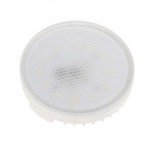 Лампа светодиодная PLED-GX53 10Вт таблетка матовая 3000К тепл. бел. GX53 800лм 230В JazzWay 1029072
