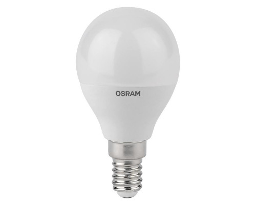 Лампа светодиодная LED Antibacterial P 7.5Вт (замена 75Вт) матовая 4000К нейтр. бел. E14 806лм угол пучка 180град. 220-240В бактерицид. покр. OSRAM 4058075561670