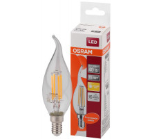 Лампа светодиодная филаментная LED STAR CLASSIC BA 40 4W/827 230V FIL FS1 E14 OSRAM 4058075055452