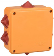 Коробка распаячная огнестойкая ПС 100х100х50 4P 6кв.мм IP55 6 вводов IEK UKF30-100-100-050-4-6-09