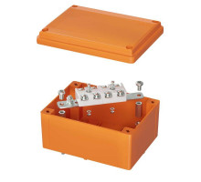 Коробка ответвительная FS 150х110х70мм 4р 450В 20А 10кв.мм нерж. контакт с гладкими стенками и клеммн. IP56 пластик. DKC FSK20410