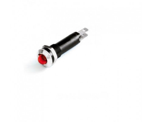 Индикатор мини штекерное подкл. уст. размер 8/10 круг. внеш. рассеив. зел. 28В DKC AV1F01CG28
