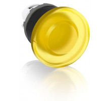 Кнопка MPM1-11Y ГРИБОК (только корпус) без фиксации с подсветкой 40мм желт. ABB 1SFA611124R1103
