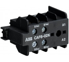 Контакт дополнительный CAF6-02K фронт. уст. для миниконтактров K6 и KC6 ABB GJL1201330R0009