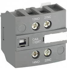 Блок контактный дополнительный CA4-11MRT для контакторов AF..RT и NF..RT ABB 1SBN010155R1111