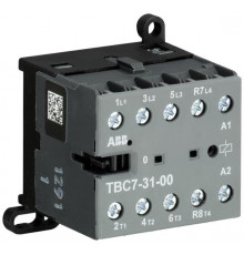 Миниконтактор TBC7-31-00-62 (12A при AC-3 400В) катушка 77-143VDC с винтовыми клеммами ABB GJL1313461R6002