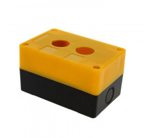 Корпус КП102 2 кнопки пластик. желт. EKF cpb-102-o