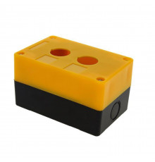 Корпус КП102 2 кнопки пластик. желт. EKF cpb-102-o