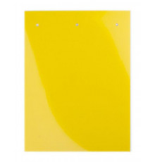 Табличка полужесткая для маркировки оболочек клейкое основание ПВХ желт. DKC TASE10512AY