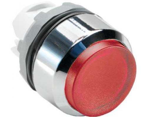 Кнопка MP3-21R выступающая с подсветкой без фикс. красн. (только корпус) ABB 1SFA611102R2101