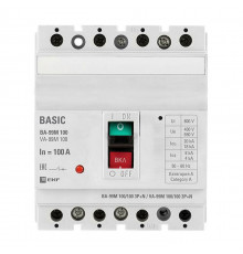 Выключатель автоматический 4п (3P+N) 100/100А 35кА ВА-99М PROxima EKF mccb99-100-100m-4P