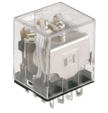 Реле РЭК 77-4(LY4) 10А 230В AC с индикацией IEK RRP10-4-10-220A-LED