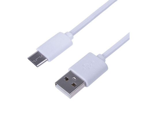 Шнур USB 3.1 type C (male)-USB 2.0 (male) 1м бел. Rexant 18-1881-1