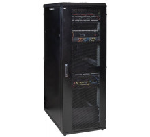 Шкаф серверный 19дюйм 42U 800х1000мм перф. передняя и задняя двери черн. (задняя дверь и часть рамы) ITK LS05-42U81-PP-2