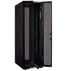 Шкаф серверный 19дюйм 42U 800х1000мм передняя двустворч. перф. дверь; задняя перф. черн. (боковые двери) ITK LS05-42U81-2PP-3