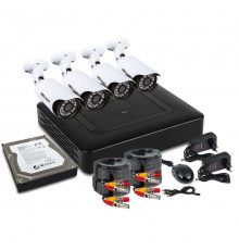 Комплект видеонаблюдения 4 наружн. камеры (с жестким диском) ProConnect 45-0411