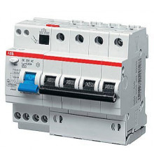 Выключатель автоматический дифференциального тока 4п C 63А 30мА тип A DS204 8мод. ABB 2CSR254101R1634