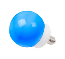 Лампа светодиодная 2Вт 12LED Шар d100 E27 син. Neon-Night 405-133